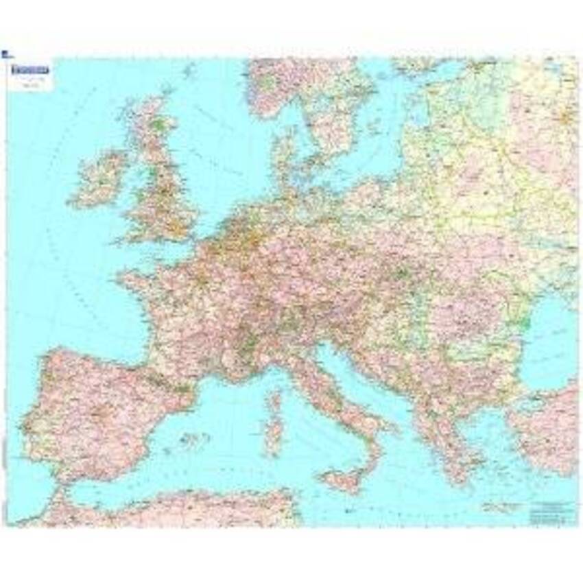 carte de l europe michelin Carte de l'Europe plastifiée Michelin par | COOP UQAM