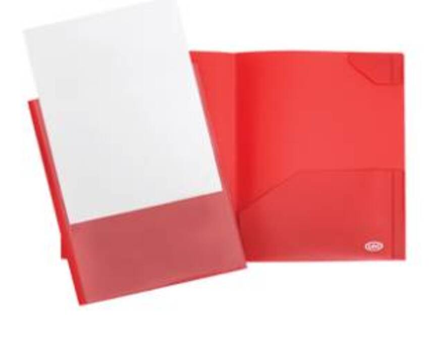 Pochette porte-documents en papier imprimée A5 format A4 PLIÉ EN 2