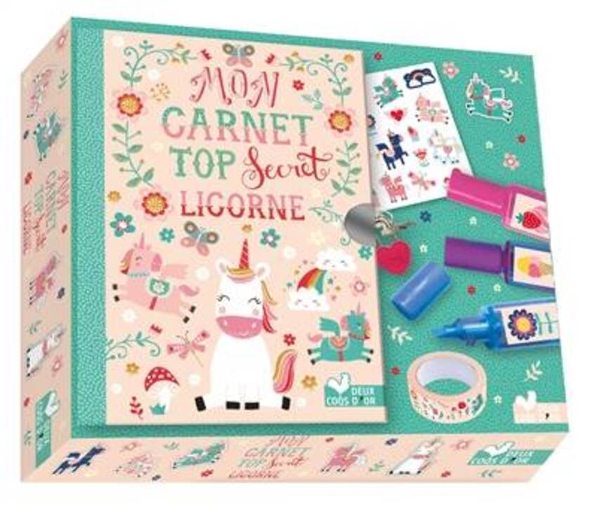 COFFRET MON COFFRET SECRET LICORNE