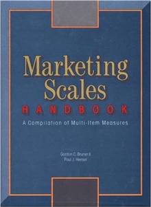 Marketing Scales Handbook : volume 1                    ÉPUISÉ