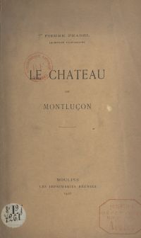 Le château de Montluçon