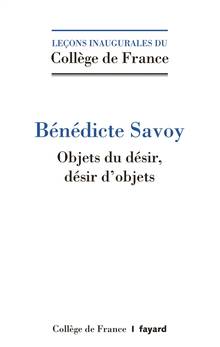 Objets du désir, désir d'objets