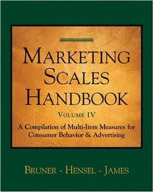 Marketing Scales Handbook IV part II : Organizational BeÉPUISÉ