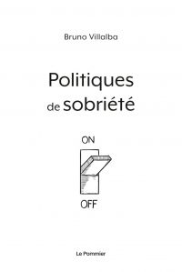 Politiques de sobriété