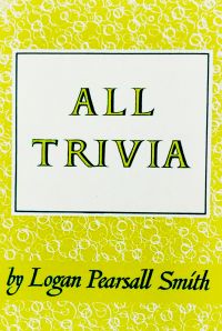 All Trivia: A Collection of Reflections & Aphorisms