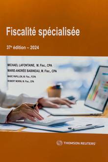 Fiscalité spécialisée, 37e édition, 2024