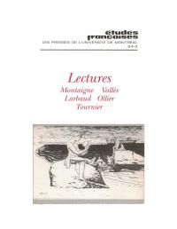 Études françaises. Volume 24, numéro 3, hiver 1988