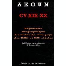 Répertoire biographique d'artistes de tous pays des XIXe et XXe