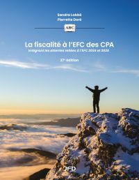 La fiscalité à l’EFC des CPA - 27e édition