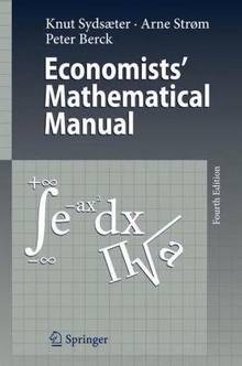 Economist's mathematical manual