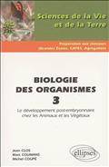 Biologie des organismes vol.3 developpement post-embryonnaire....