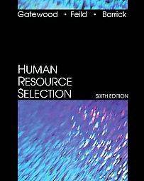 Human resource selection 6/ed