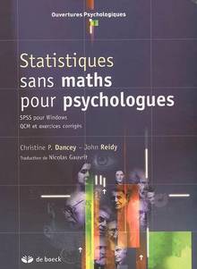 Statistiques sans maths pour psychologues : SPSS pour Windows, QC