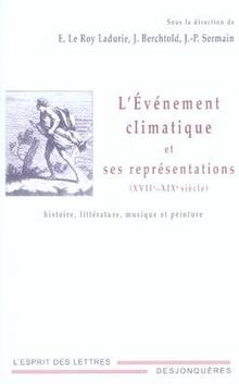 Evénement climatique et ses représentations, L'