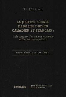 Justice pénale dans les droits canadien et français