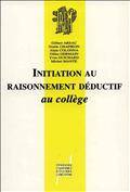 Initiation au raisonnement deductif au college