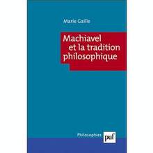 Machiavel et la tradition philosophique