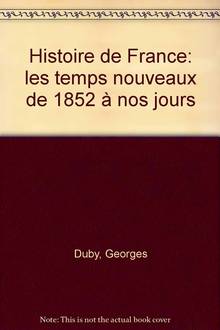 Histoire de la France de 1852 × nos jours