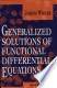 Generalized Solutions of Functional Differential Equations