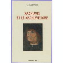 Machiavel et le machiavélisme