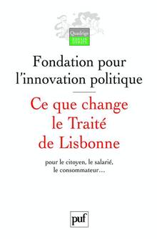 Fondation pour l'innovation politique : Ce que change letraité