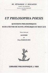 Questions philosophiques dans l'oeuvre de Dante, Pétrarque...