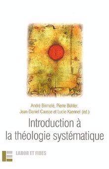 Introduction a la théologie systematique