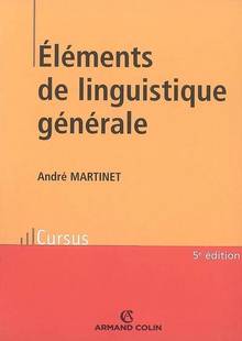 Éléments de linguistique générale : 5e édition