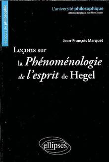 Leçons sur la phénoménologie de l'esprit de Hegel