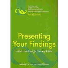 Presenting Your Findings 6th ed