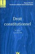 Droit constitutionnel 29e édition                       ÉPUISÉ