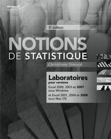 Notions de statistique : Laboratoires pour versions Excel 2000, 2