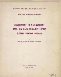 Communisme et nationalisme dans les pays sous-développés