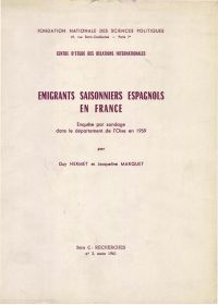 Emigrants saisonniers espagnols en France