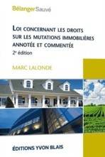 Loi concernant les droits sur les mutations immobilières annotée