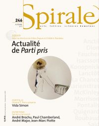 Spirale. No. 246, Automne 2013