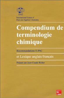 Compendium de terminologie chimique et lexique ang-franc