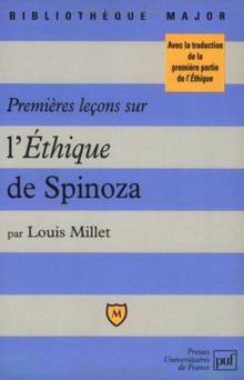 Premieres lecons sur l'Ethique de Spinoza