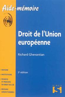 Droit de l'Union européenne : 5e édition