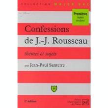 Confessions de J.-J. RousseauThèmes et sujets