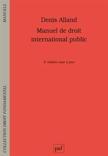 Manuel de droit international public 