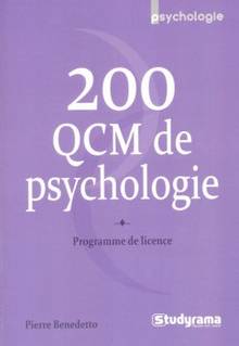 200 QCM de psychologie