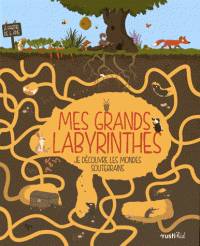 Mes grands labyrinthes : je découvre les mondes souterrains