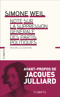 Note sur la suppression générale des partis politiques