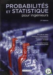 Probabilités et statistique pour ingénieurs, 3e édition