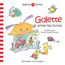 Galette aime les livres