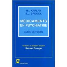 Médicaments en pscyhiatrie guide de poche