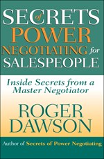 Secrets of Power Negotiating for Salespeople