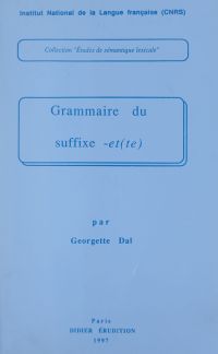 Grammaire du suffixe -et(te)