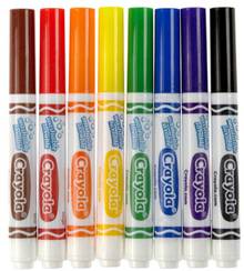 Marqueur Crayola lavables pte large BRUN                56-7912-0-007